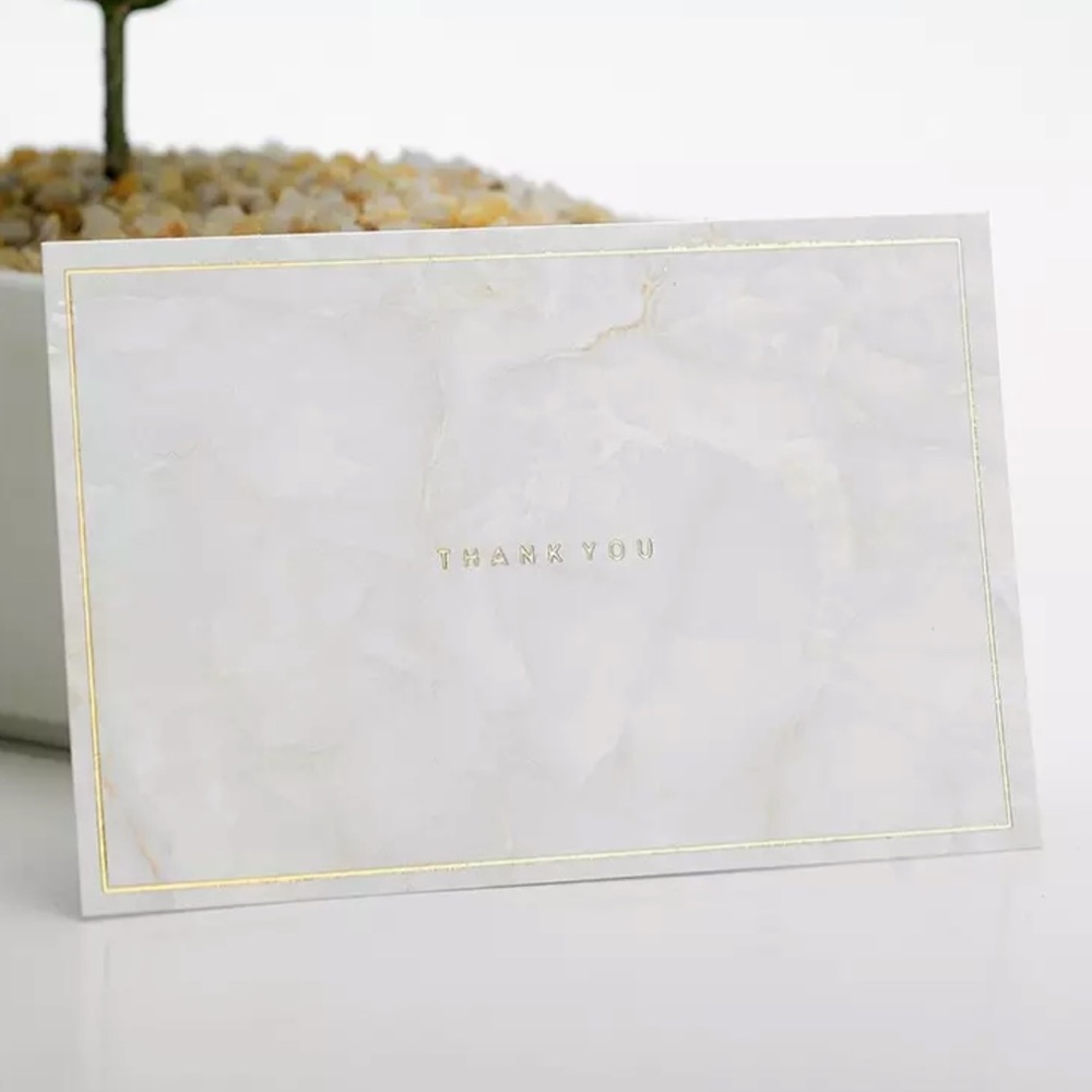 30 pcs Mini Thank you Card Simple Greeting Card